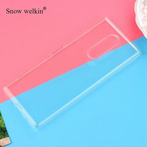 For Sony 1 Luxury Transparent Silicone Soft TPU Phone Case For Sony Xperia 1 6.5 inch Ultra Thin Cases Back Cover