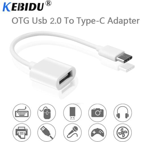 Kebidu Type-C OTG Adapter Micro USB Cables For Samsung Sony Xiaomi Mi 9 Android MacBook Mouse Gamepad Tablet PC for Flash Drive