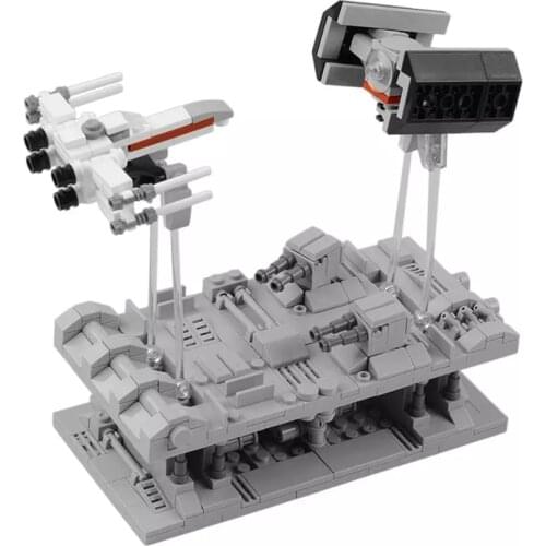 Movie Creative Starfight Wars moc Block Space Ship Chase Fighter Build Module 469PCS