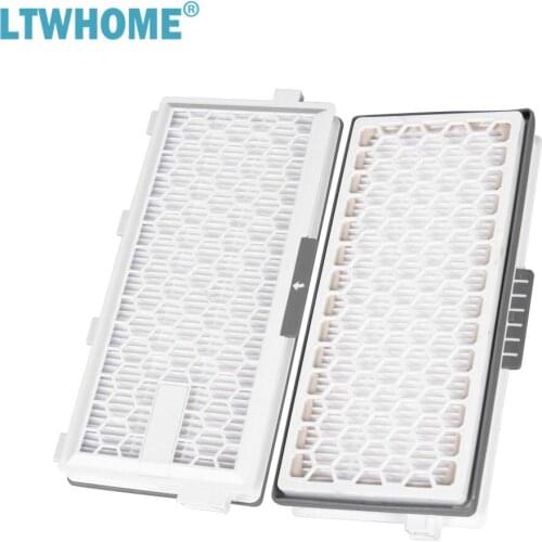 LTWHOME Replacement HEPA Filter for Miele Vacuum Cleaner AirClean SF-HA 50 Filter, S4000, S5000, S6000, S8000