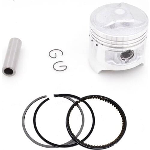 Motorcycle 57mm Piston 14mm Pin Ring 1.2*1.2*2.5mm Gasket Set For Suzuki GS125 GN125 GS GN 125 125cc Egine Spare Parts