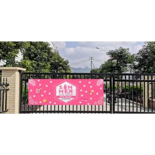 Custom Design Outdoor Advertising PVC Vinyl Digitally Printed Banner