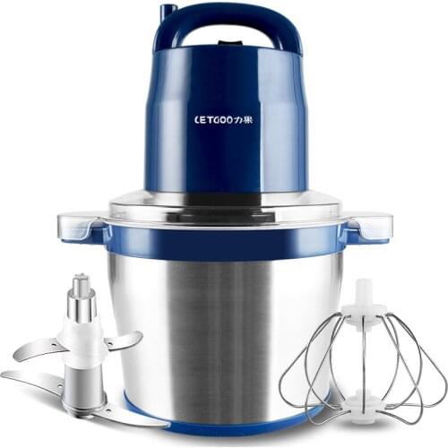 Stainless Steel Meat Grinder Machine Electric Kitchen Big Vegetable Cutting Machine Chopper Tritacarne Kitchen Supplies