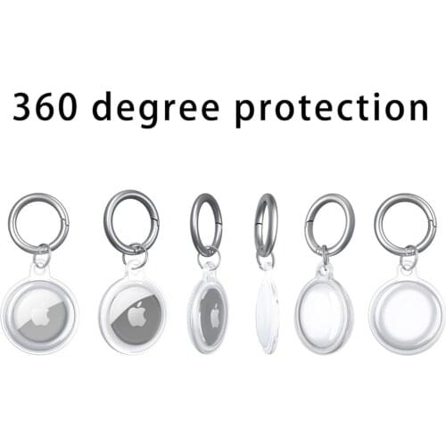 2021 new product for Apple airtag anti-drop protector case tracking positioning artifacts collection box tpu soft shell