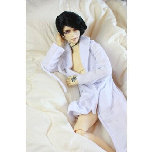 BJD doll clothes white Nightgown bathrobe robe for 1/3 1/4 BJD SD13 SD17 Uncle SSDF2 doll accessories