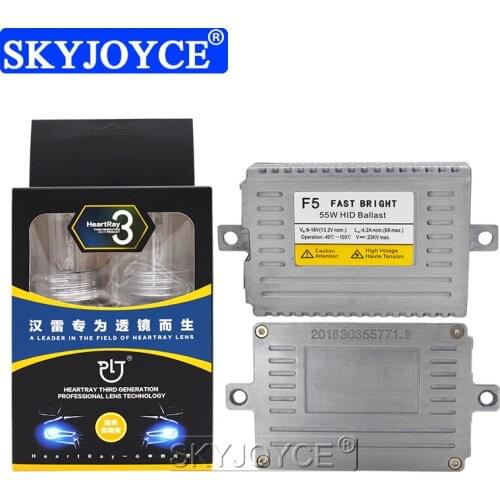 SKYJOYCE Car Headlight Xenon HeartRay H7 H1 H11 9005 9006 D2H HID Conversion Kit 4500K 5500K 6500K AC Fast Start DLT F5 Ballast