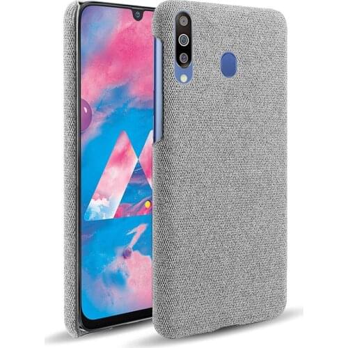 Cloth Cases For Samsung M30 Case Slim Retro Cloth Hard Phone Cover for Samsung Galaxy M30 M 30 SM-M305FN/DS 6.4'' Coque Capa