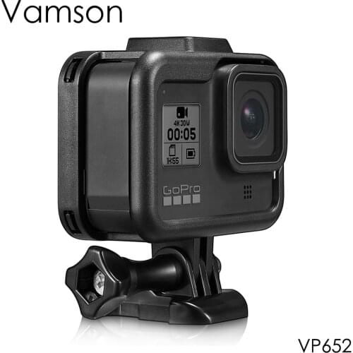 Vamson Protective Frame Case for Gopro Hero 8 Border Cover Housing Mount for Go pro Hero 8 Action Camera Accessory VP652