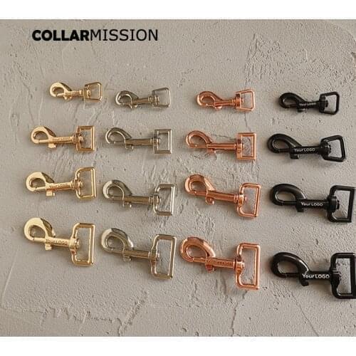 10pcs/lot Metal dog clasp for 15,20,25,30mm DIY sewing accessory buckle,We provide laser engraving service customize LOGO