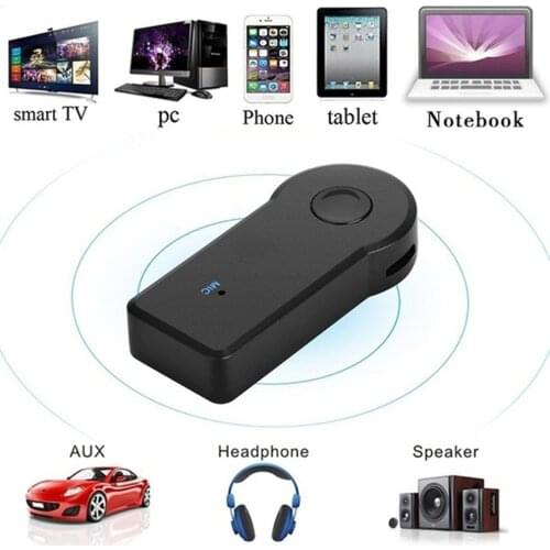 2 in 1 Wireless Bluetooth Receiver Transmitter Adapter 3.5mm Jack For Car Music Audio Aux A2dp Headphone Reciever Handsfree