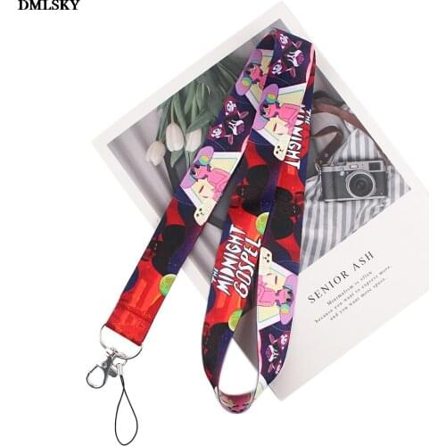 24pcs/lot M4788 DMLSKY Cartoon Lanyard Keychain Lanyards for keys Badge ID Mobile Phone Rope Neck Straps Accessories Gifts