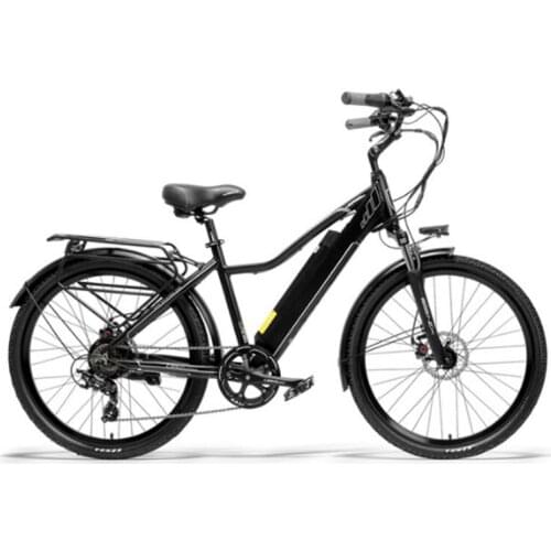 Lankeleisi 26 Inch Electric Bicycle 18Ah 36V 400W Lady City Bike LG Battery With LCD Display E-bike Shimano 7 Speed Free Tax