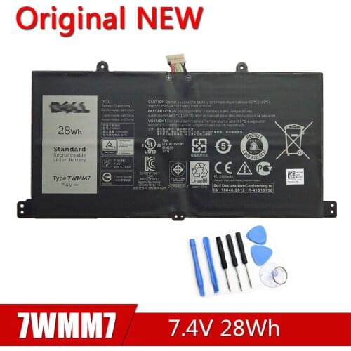7WMM7 NEW Original Laptop Battery For DELL Venue 11 Pro Keyboard Dock D1R74 Tablet 7.4V 28Wh