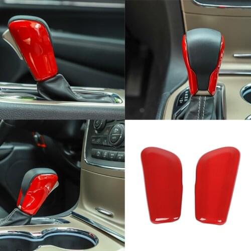 Car Gear Shift Knob Shifter Decoration Trim for Jeep Grand Cherokee 2017 2018 2019 2020 Interior Accessories Stickers Styling