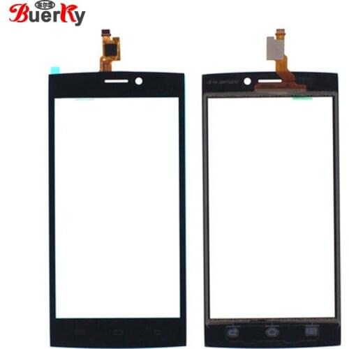BKparts 5pcs Touch Screen For Bmobile AX1055 Touch Panel Glass Sensor Digitizer Replacement With