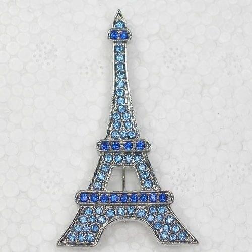 Rhinestone Eiffel Tower Pin brooches Pendant C326 B