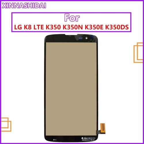 For LG K8 2017 Aristo M200N M210 MS210 US215 M200 M200E LCD Display Touch Screen Digitizer Assembly With/No Frame 5.0"