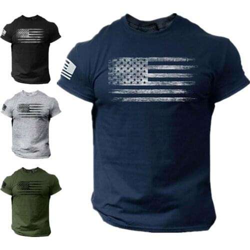 New Mens Fitness T-shirt 2021 New Product Men T-shirt Printed Breathable Summer Round Neck Short Sleeve Top for Party