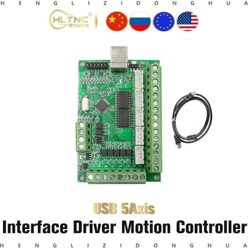 MACH3 CNC Breakout Board USB 100KHz 5-Axis Interface Driver Motion Controller