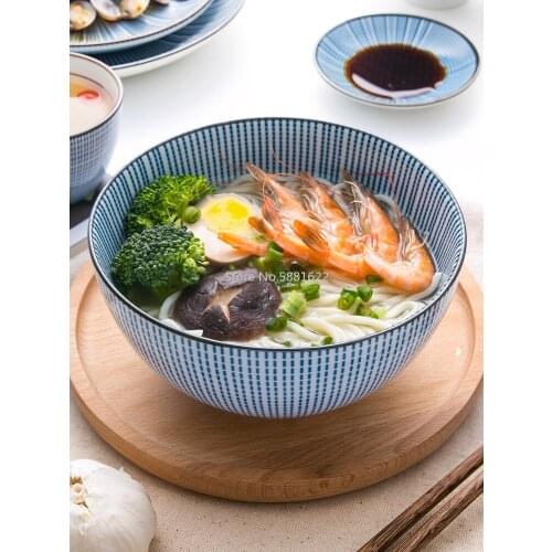 Japanese Style Soup Bowl Big Bowl Ramen Bowl Personality Creative Household Large Single Instant Noodle Bowl Tableware