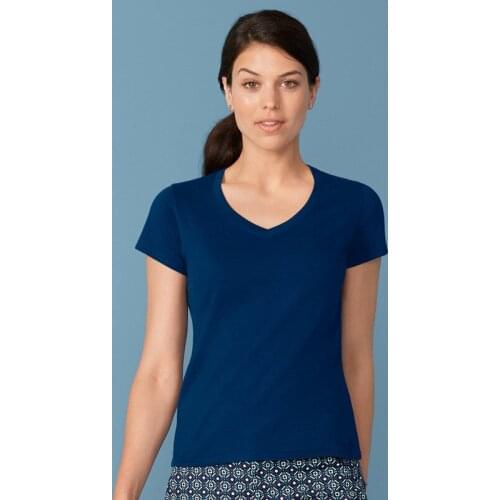 MRMT 2021 Brand New Womens T Shirt Pure Cotton V Collar Pure Color Short-sleeved Women T-shirt for Female Tops Woman T-shirts