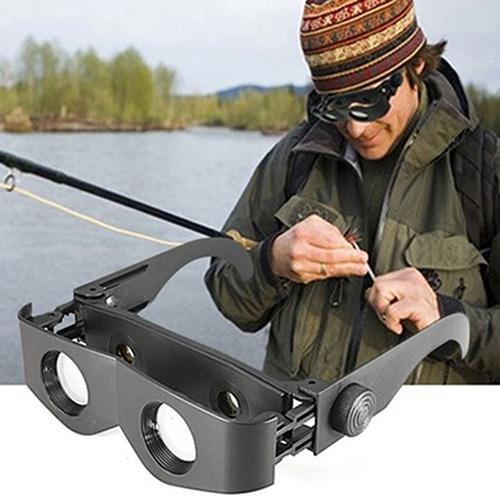 Novelty Designfishing Eyewear Portable Plastic Frame Fishing Magnifier Glasses Outdoor Fishing Optics Binoculars Telescope