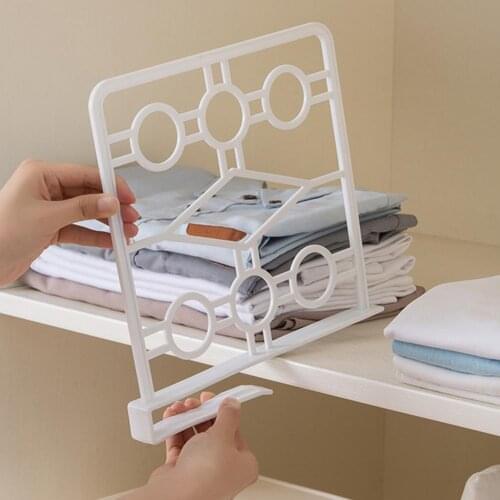 Hollow Out Wardrobe Partition Divider Standing Board Closet Organizer Shelf