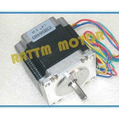 5pcs NEMA23 stepper motor 165Oz-in 56mm length 4 leads 2.5A stepping motor for 3D print Robot CNC Router Engraving Machine