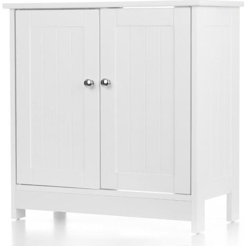 IKayaa Bathroom Cabinet Under Sink Storage Cabinet with Doors Modern Bathroom Storage Organizer Rack Bathroom Furniture