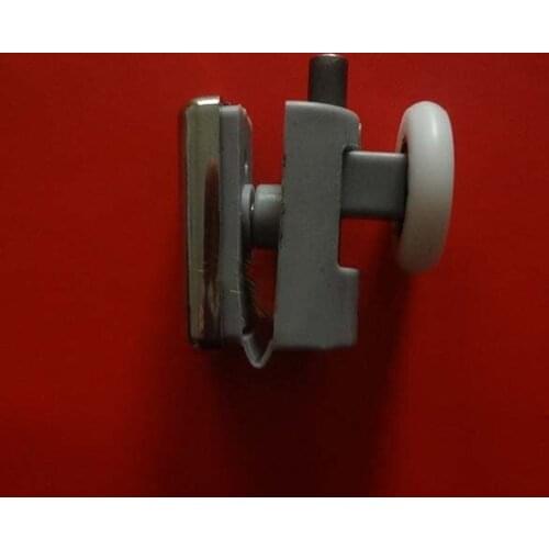 Shower room glass sliding door pulley pulley fittings arc type shower room hanging wheel bounce pulley KF287