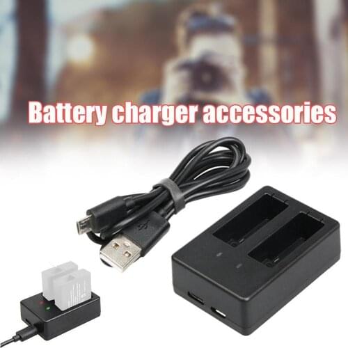 Double Dual Port Slot Battery Charger For Gopro Hero 9 8 5 6 7 Black Sport Camera Accessory With Usb Cable Travel