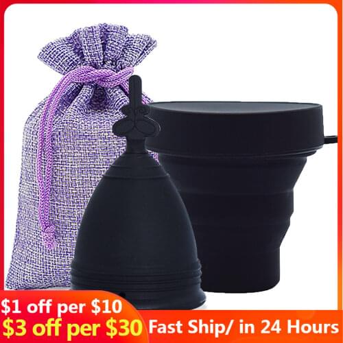 Women Menstrual Cup Sterilizer Foldable Sterilizing Silicone Cup Feminine Hygiene Lady Cup Sterilizer For Menstrual Period