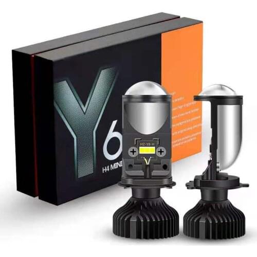 2pcs 90W/Pair Lamp H4 LED Super Mini Projector Lens Automobles Bulb Headlight 14000LM 12V High Low Beam H4 Auto LED Lights