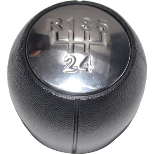 5 Speed chrome Manual Gear Shift Knob Head Gear Cover Shift Lever Stick For Vauxhall Opel Astra II G Zafira A 1998-2010