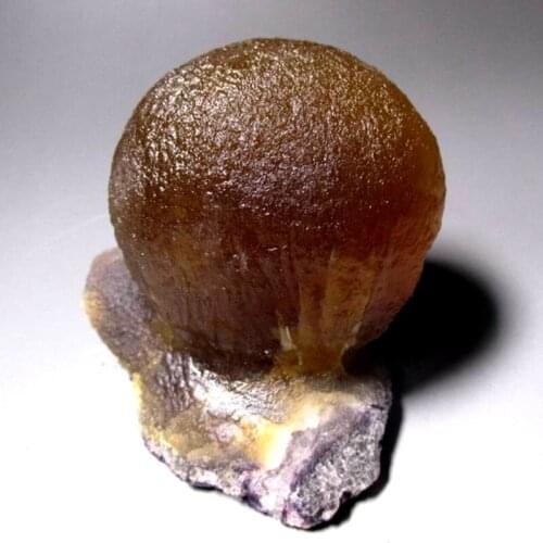 565g Honey Purple Fluorite Ball - crystals and stones healing Mineral specimen Home Decor feng shui decoration