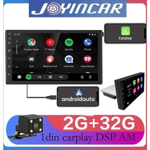7 Inch DSP RDS1din Android 10 Multimedia HiFi Video Player GPS Navigation Car Radio Stereo Wifi BT Carplay Android Auto AHD