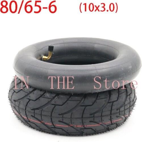 80/65-6 Tire Inner Tube Outer Tyre for Electric Scooter 10 Inch TOUVT 10x3.0/10x2.50 Upgrade Pneumatic Tire Replacement Parts