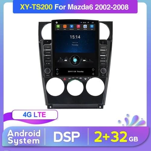 Autoradio 2+32G android for Old Mazda 6 Mazda6 2002 2003 2004 2005 2006 2007 2008 car radio coche auto stereo carplay Navigation