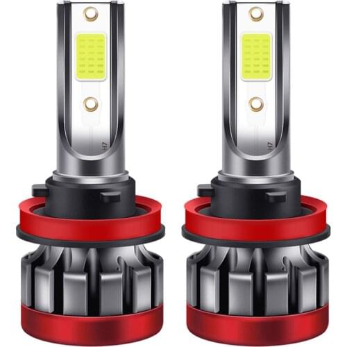 Car Fog Lights LED Bulb Super Bright Blue Headlights Anti-interference Aluminum Body G0042 Halogen Replacement Conversion Kit