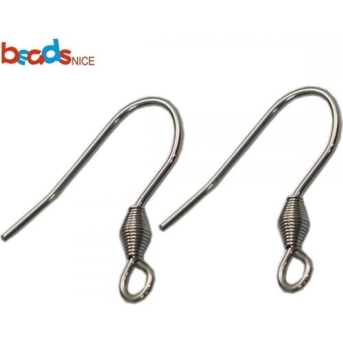 Beadsnice Stainless Steel Earring Hooks for DIY Jewelry Making Fish Hook Earwires Jewelry Findings ID22506
