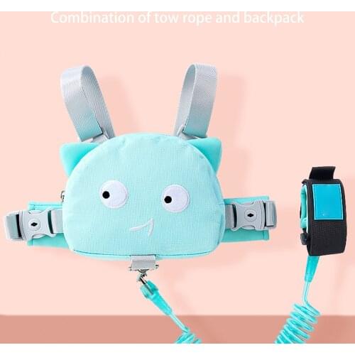 Child Anti-Lost Backpack Baby Outdoor Walking Anti Lost Hand Band Kids Anti Lost Wrist Strap Rope Toddler Leash Safety Harness