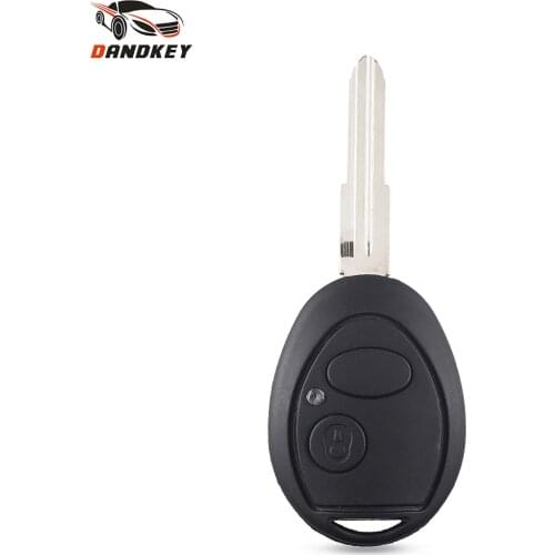 Dandkey Remote Key Blank Fob Car Key Shell Case For Land Rover 2 TD4 TD5 75 Sport Discovery 1999-2004 Key Cover Fob Uncut Blade