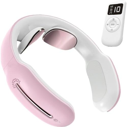 DIOZO Electric Remote Smart Back Neck Shoulder Massager Pain Relief Pulse Relaxation Cervical Therapy Health Care Machine