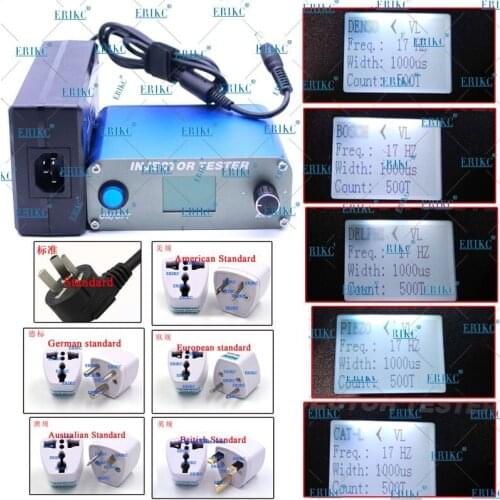 Erikc High Pressure Piezo Injector Tester Equipment Injection Nozzle Tester Pump Injector Testing Equipment 220v & 110v