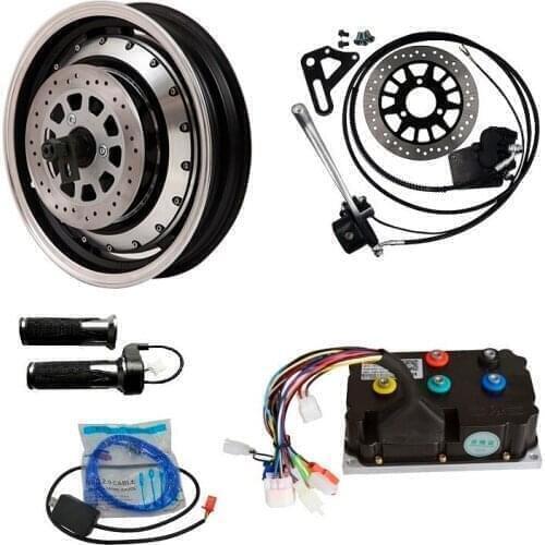 QSMOTOR 13inch 8000W Electric Scooter Vehicle Wheel Motor Conversion Kits