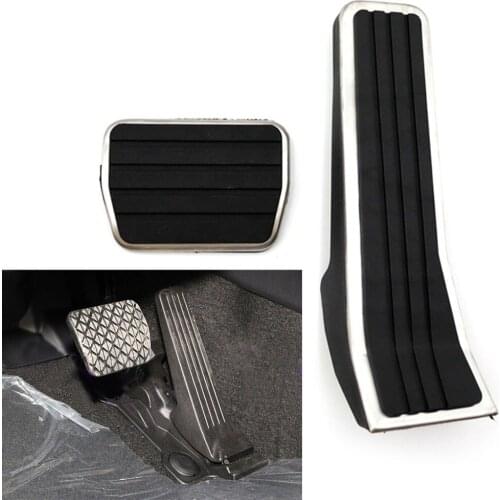 2Pcs Accelerator Pads Fuel Gas Brake Pedal Cover For 2019 2020 Mazda 3 Axela CX-30 LHD Car Accessories