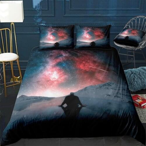 15 Degrees Quilt Cover Pillowcase 3Piece Comforter Bedding Set With Pillow Case Single Double Duvet Cover Home Decora