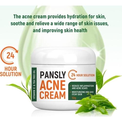 Therapeutic Grade Tea Tree Cream, Acne Scar Remover and Pimple Cream, Fights Acne and Soothes Acne Scars, Face Moisturizer
