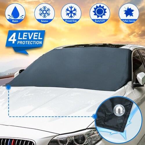Winter Magnetic Car Front Windshield Cover Car Snow/Frost Shield Antifreeze And Frost Protection Cover Auto Accessorie Wholesale