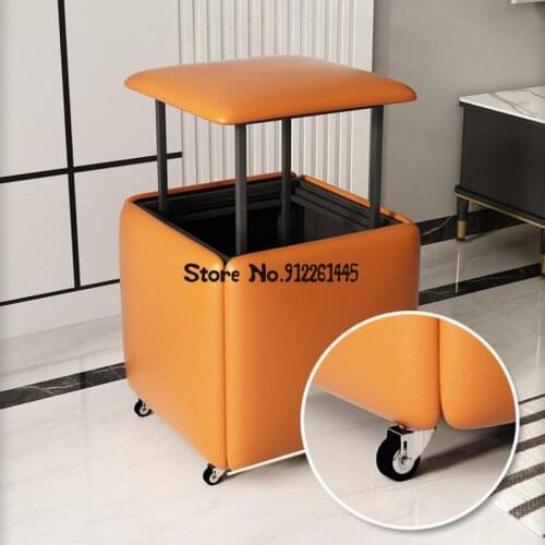 Multifunctional magic cube small stool low stool creative storage household economic sofa net red living room pulley shoe stool